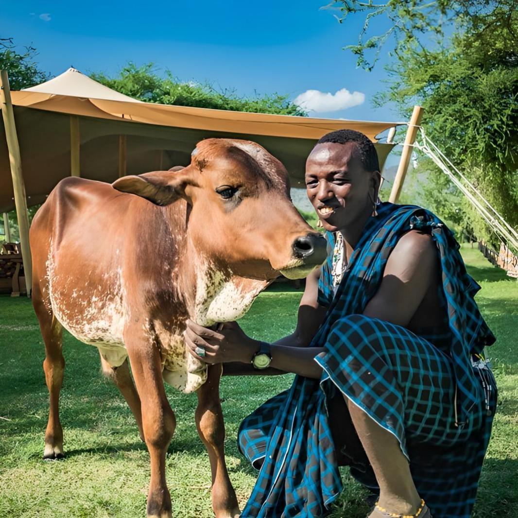 Lake Natron Maasai Giraffe Eco Lodge And Camping Mtowabaga Bagian luar foto